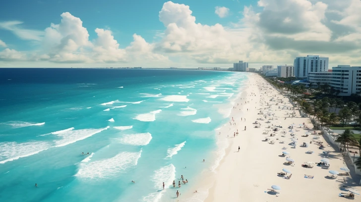 vista aerea Cancun